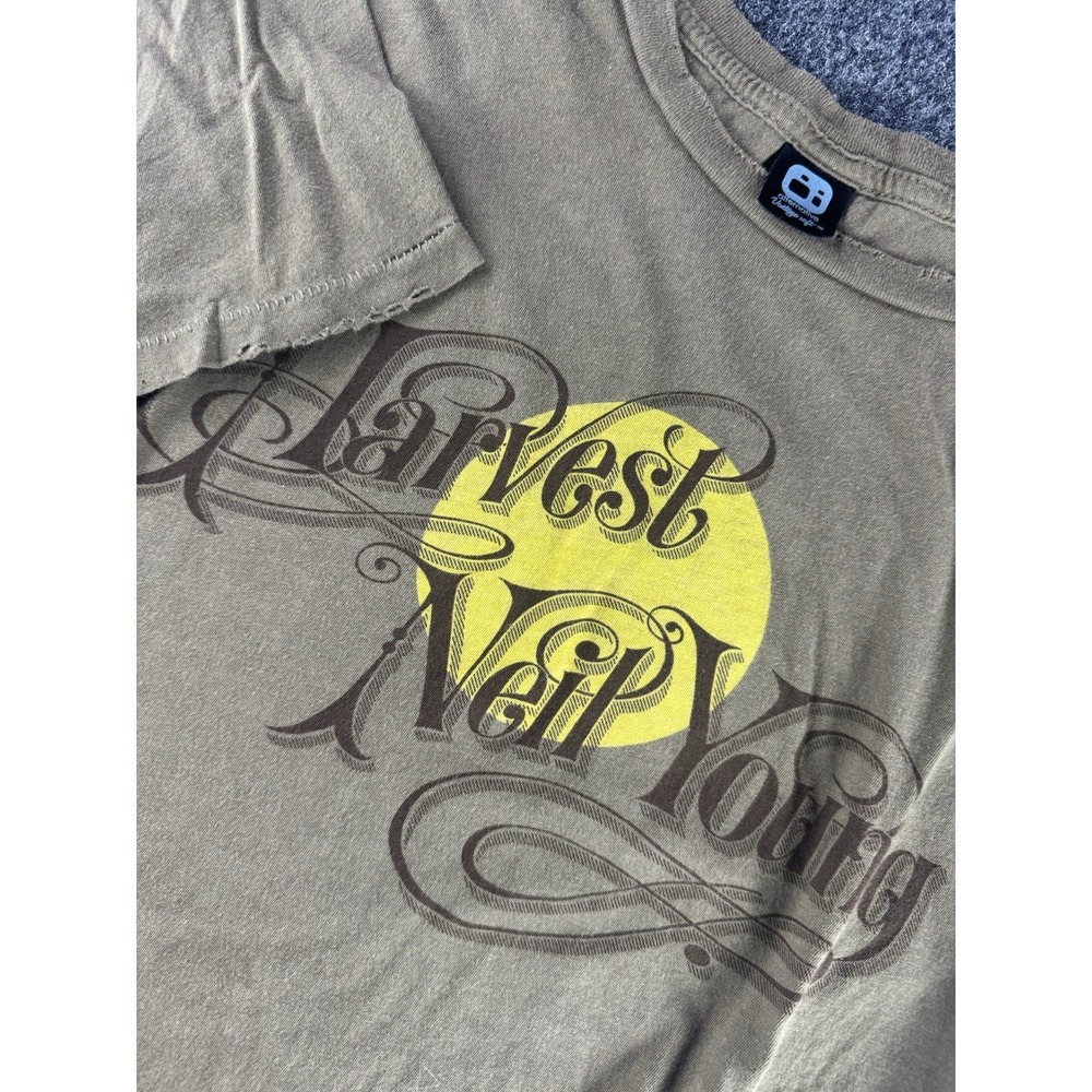 Alternative Apparel Harvest New York Graphic T Shirt Brown Medium